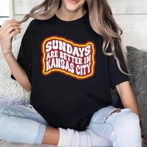 Sundays Are Better In Kansas City Football Shirt, Kansas City Football Shirt